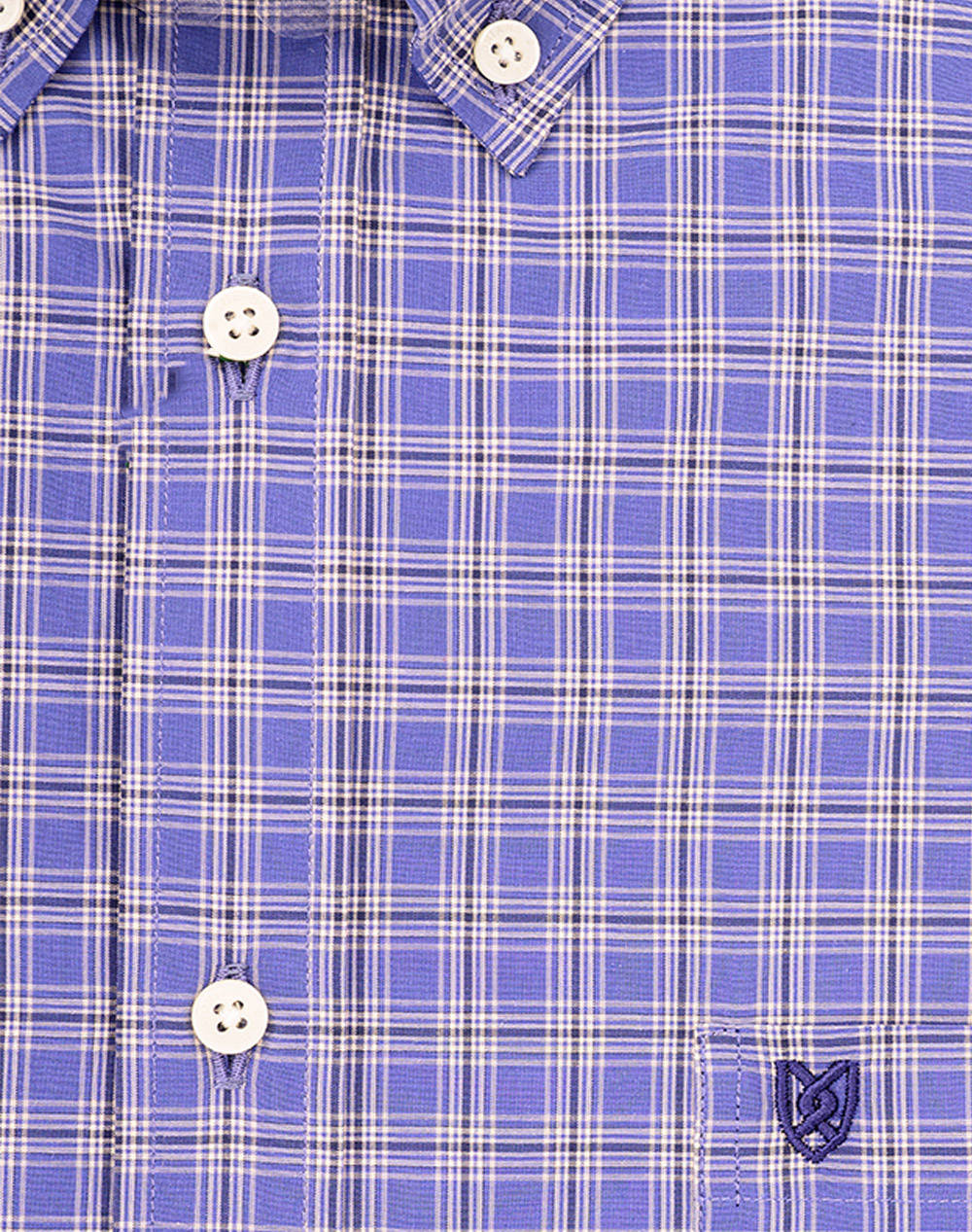 THE BOSTONIANS РИЗА MAVERICK POPLIN REGULAR FIT MedCheck POPLIN Button-down Regular FIT