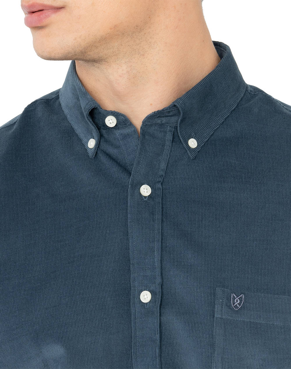 THE BOSTONIANS РИЗА ΚΟΤΛΕ REGULAR FIT PLAIN CORDUROY Button-down Regular FIT