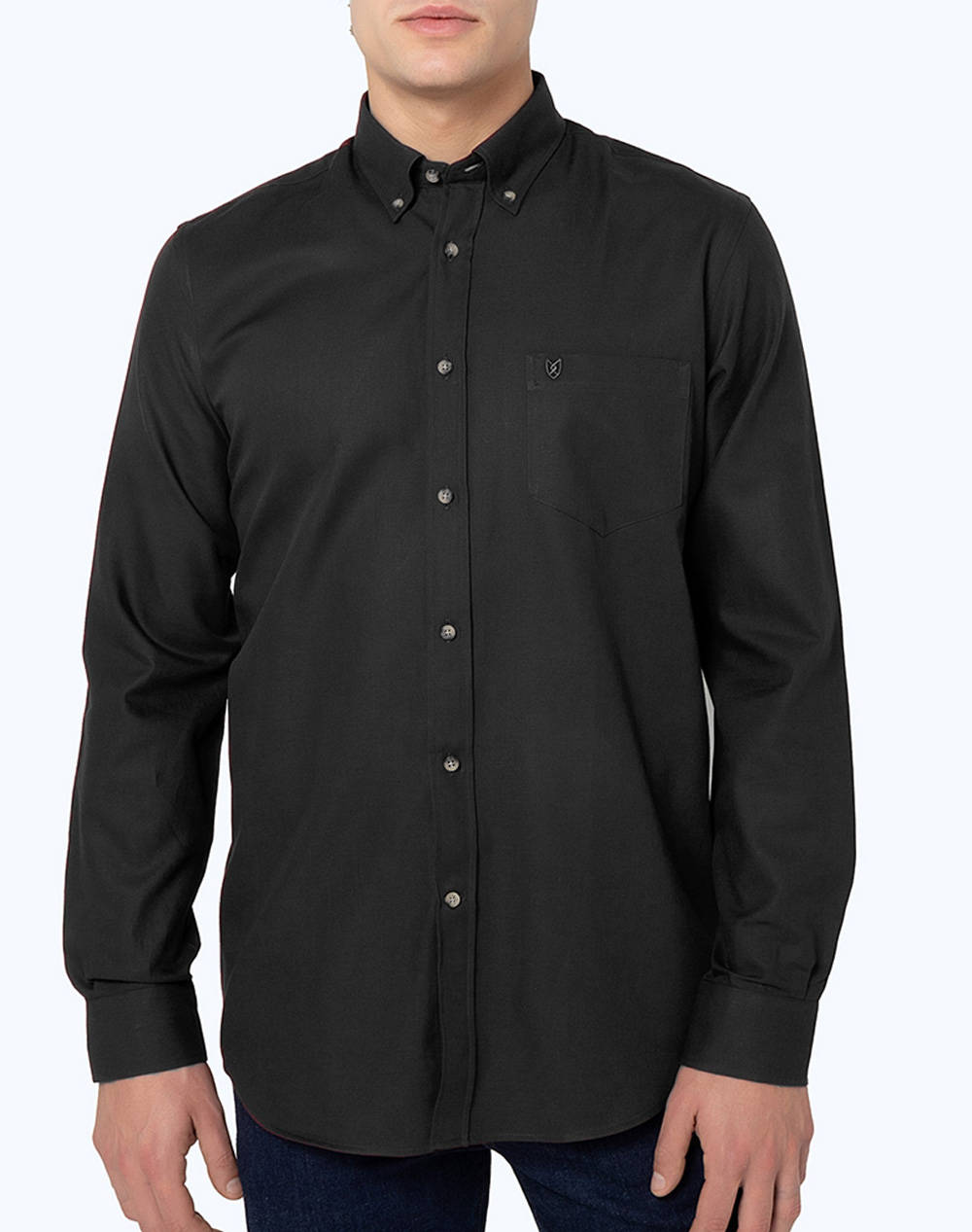 THE BOSTONIANS SHIRT TWILL REGULAR FIT Plain TWILL Button-down Regular Fit