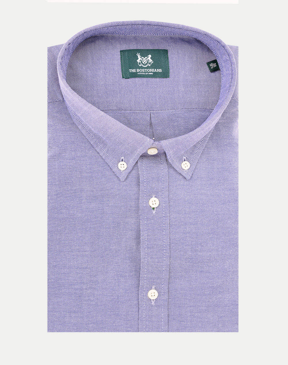 THE BOSTONIANS РИЗА OXFORD REGULAR FIT Plain OXFORD Button-down Regular Fit