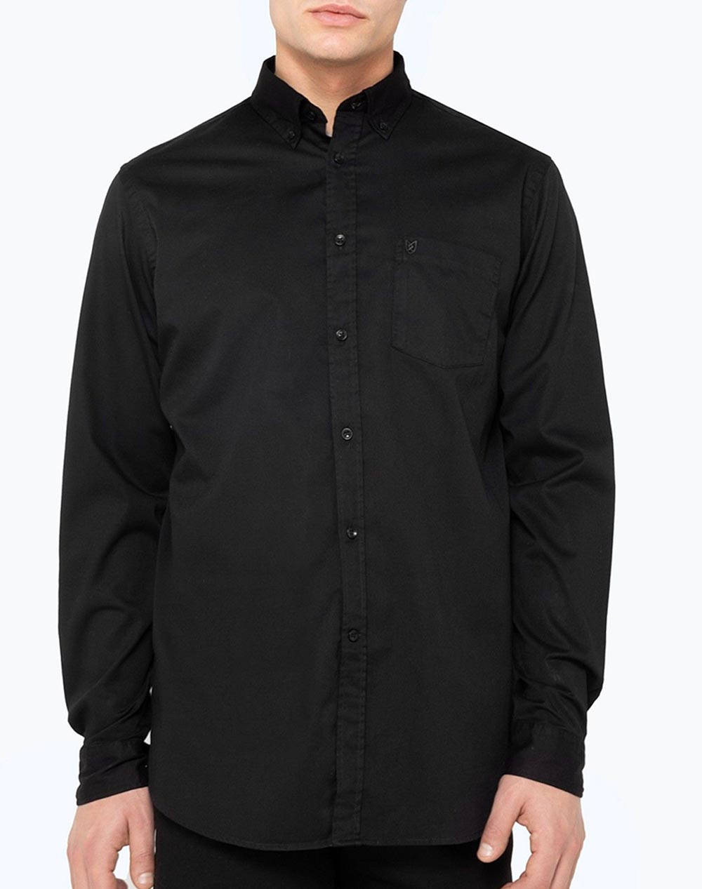 THE BOSTONIANS РИЗА REGULAR FIT Plain GABARDINE Button-down Regular Fit