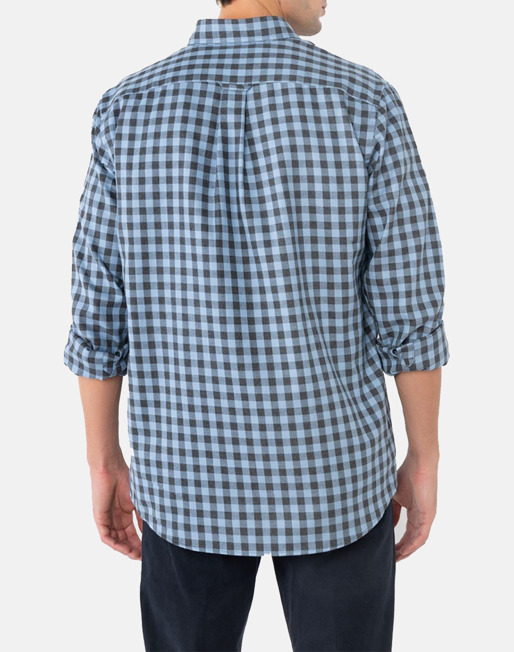 THE BOSTONIANS РИЗА MAVERICK TWILL REGULAR FIT MedCheck TWILL Button-down Regular FIT