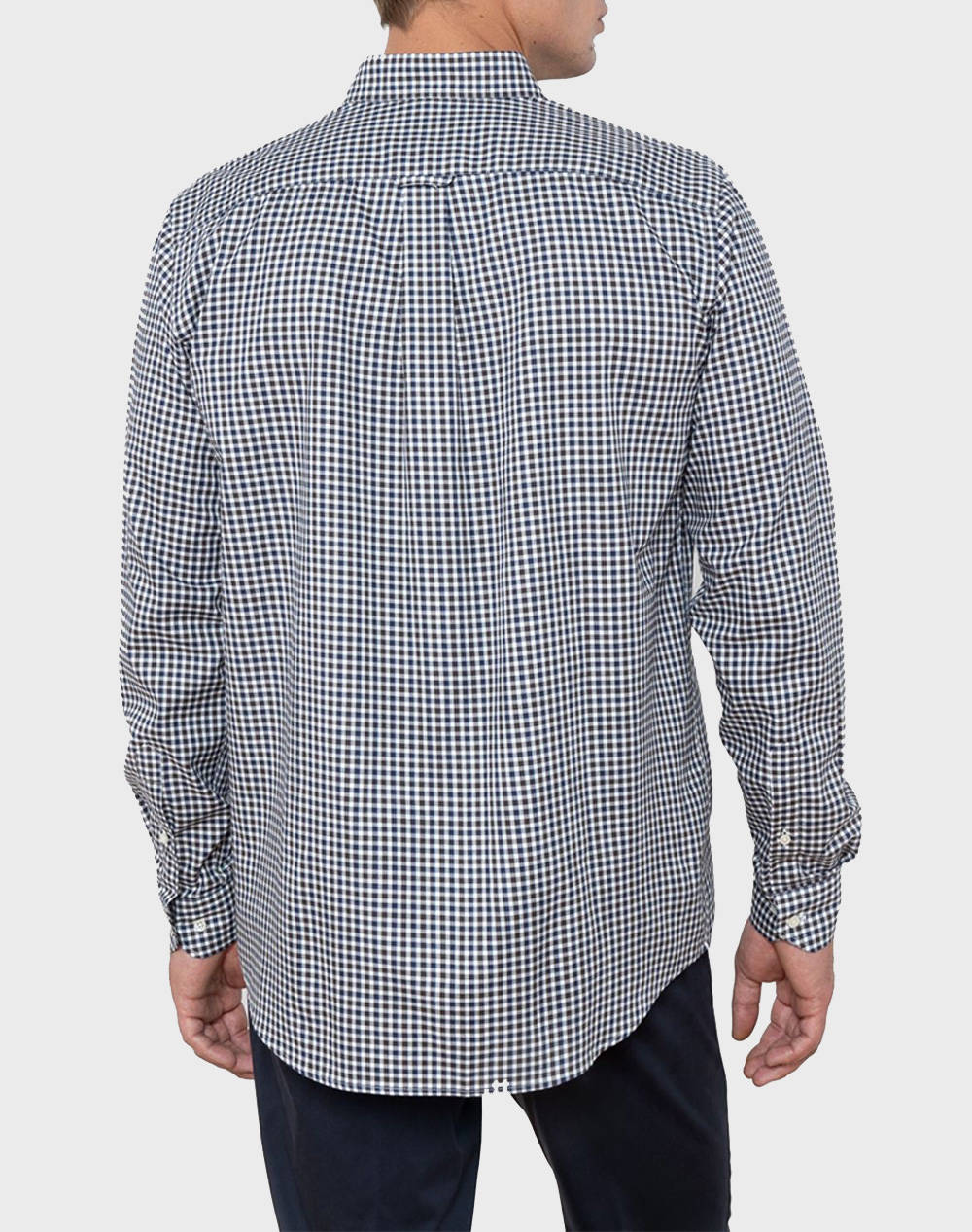 THE BOSTONIANS РИЗА CHESTER REGULAR FIT MiniCheck FLANNEL Buttondown Regular FIT