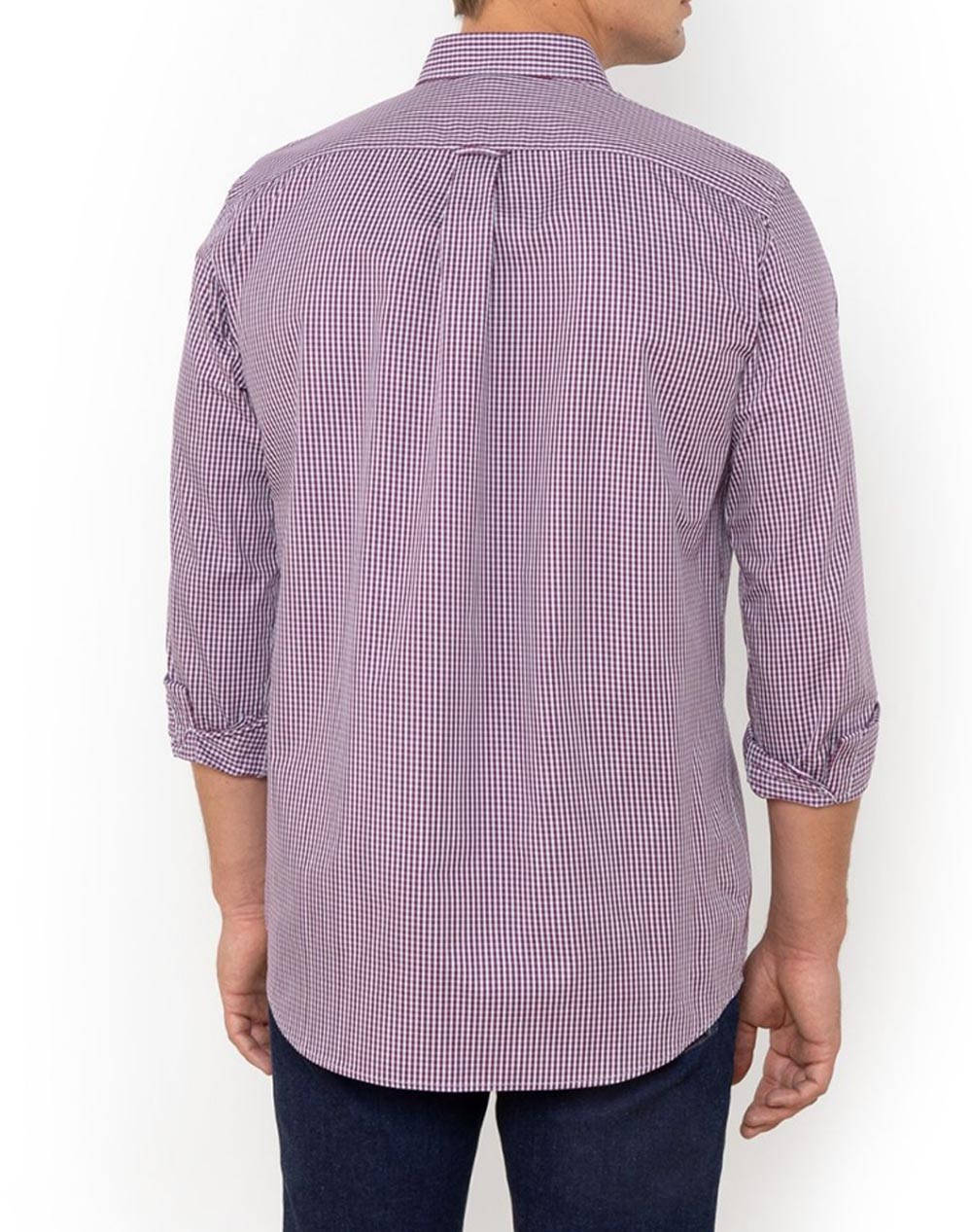 THE BOSTONIANS РИЗА CHESTER ПОПЛИН REGULAR FIT MiniCheck POPLIN Button-down Regular FIT