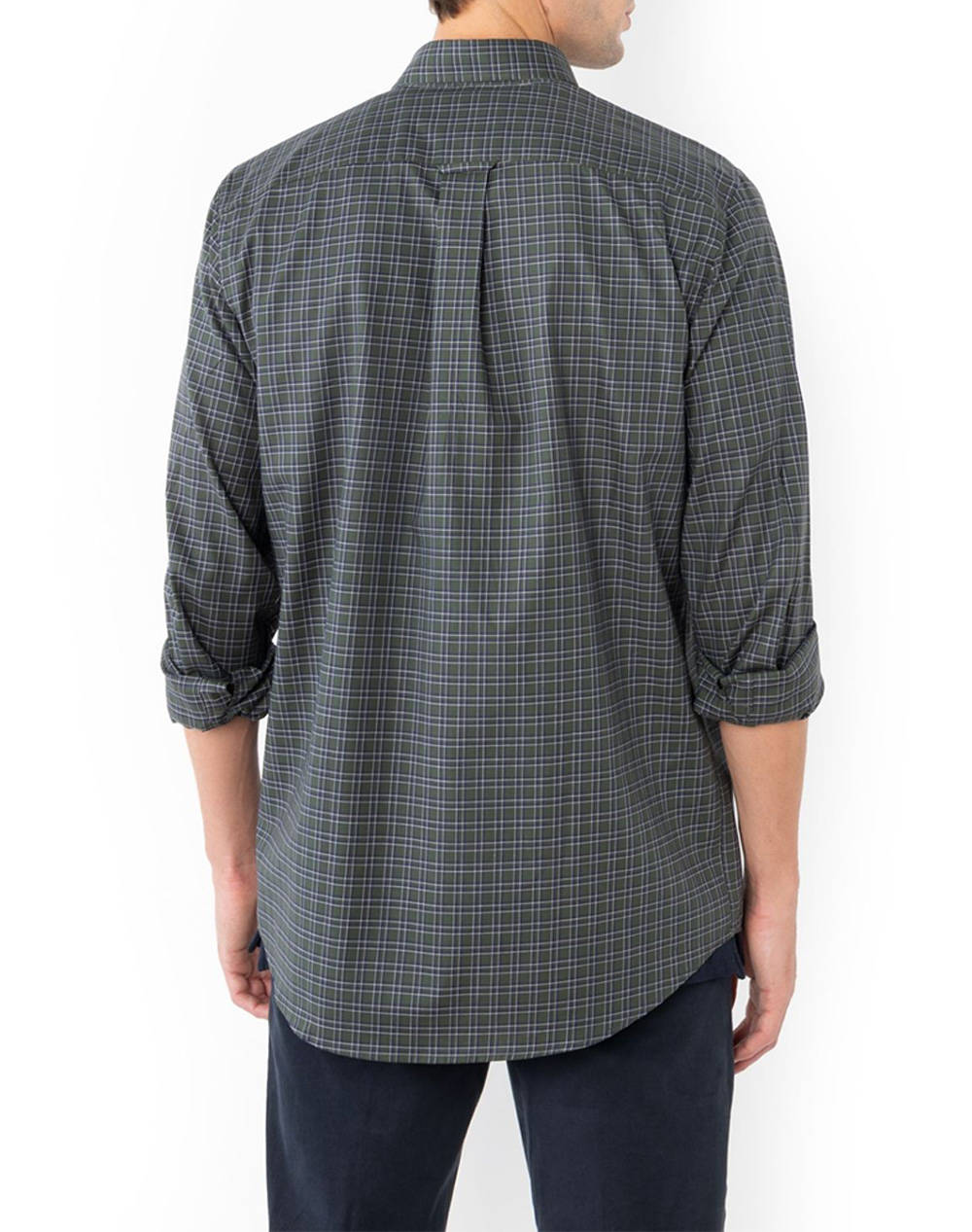 THE BOSTONIANS РИЗА MAVERICK TWILL REGULAR FIT MedCheck TWILL Button-down Regular FIT