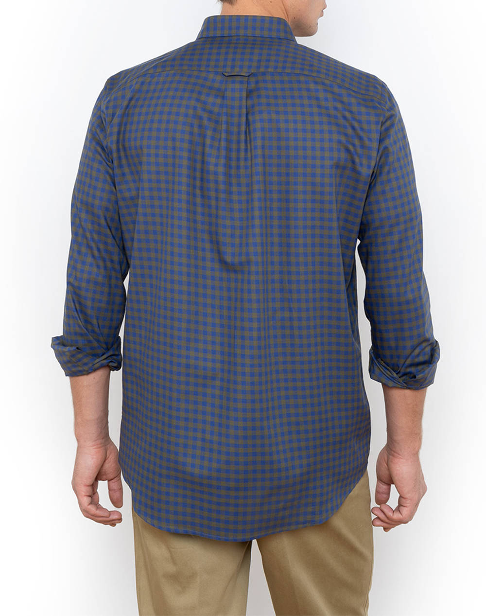 THE BOSTONIANS РИЗА MAVERICK TWILL REGULAR FIT MedCheck TWILL Button-down Regular FIT