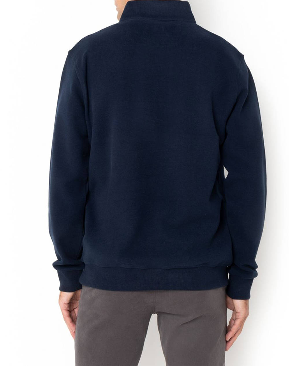 THE BOSTONIANS COTTON SWEATSHIRT HALF ZIP REGULAR FIT