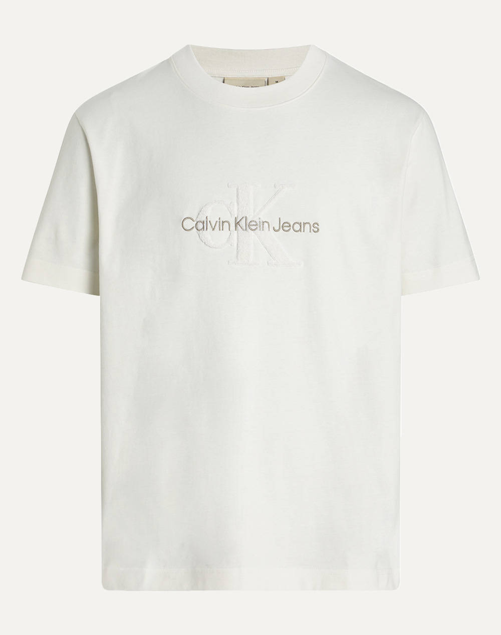 CALVIN KLEIN CHENILLE MONOLOGO TEE