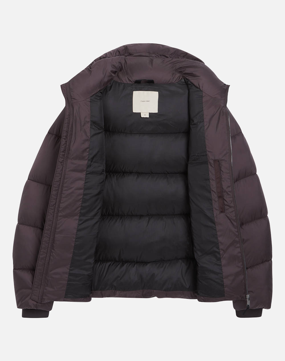 CALVIN KLEIN HOODED QUILT PUFFER MW