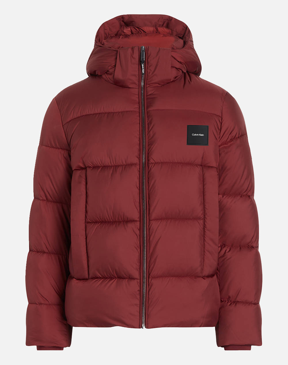 CALVIN KLEIN HOODED QUILT PUFFER MW