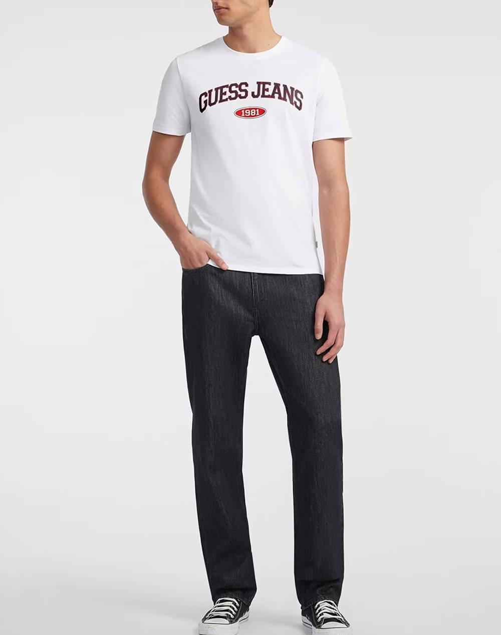 GUESS JEANS GJ SS CN SLIM GUESS J 1981 TEE МЪЖКА БЛУЗА