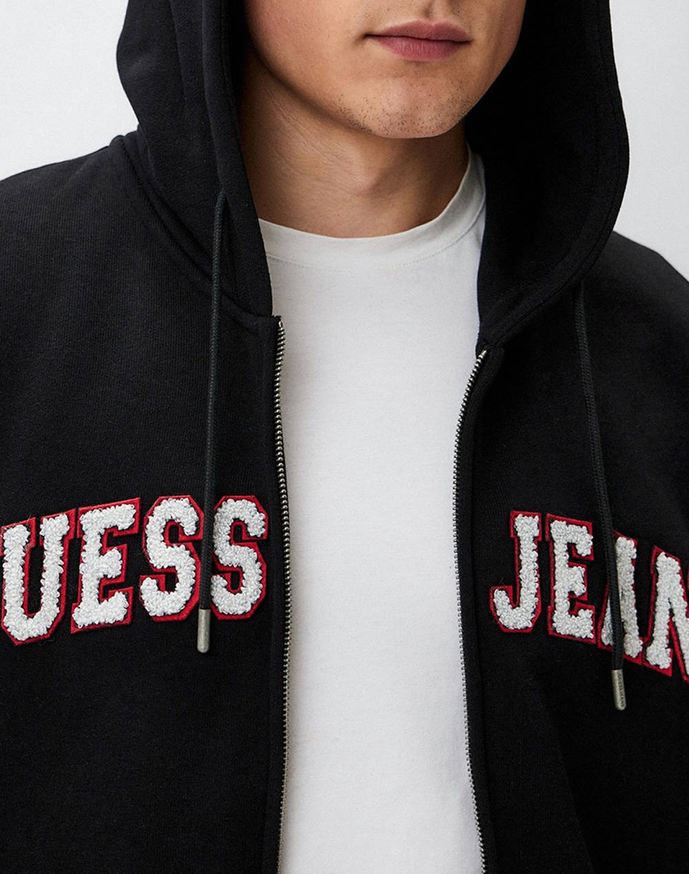 GUESS JEANS GJ ZIP HOOD REG GUESS J SWEAT MENS SWEATSHIRT