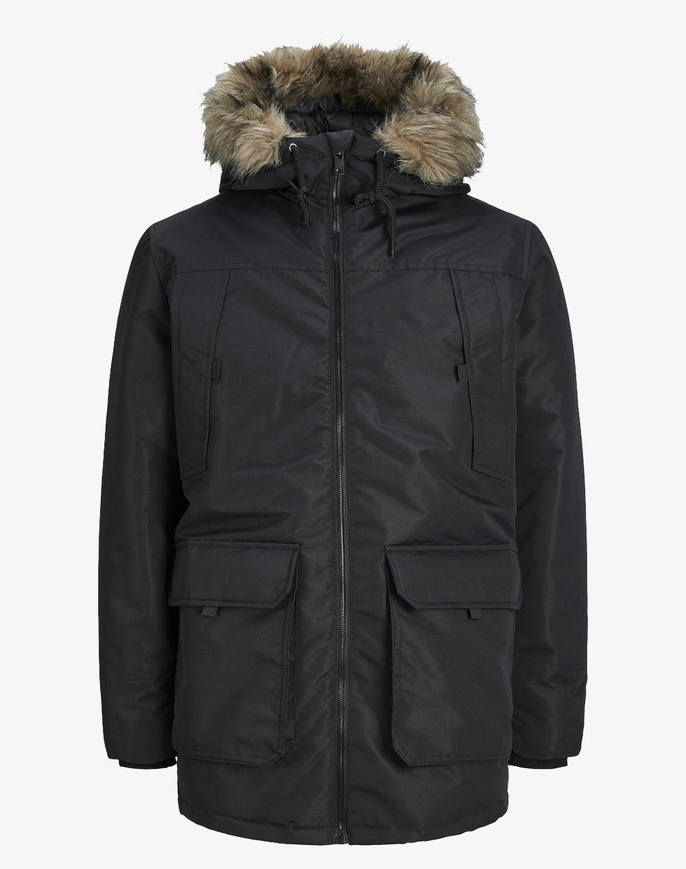 JACK&JONES JJECONSTRUCT FAUX FUR PARKA SN