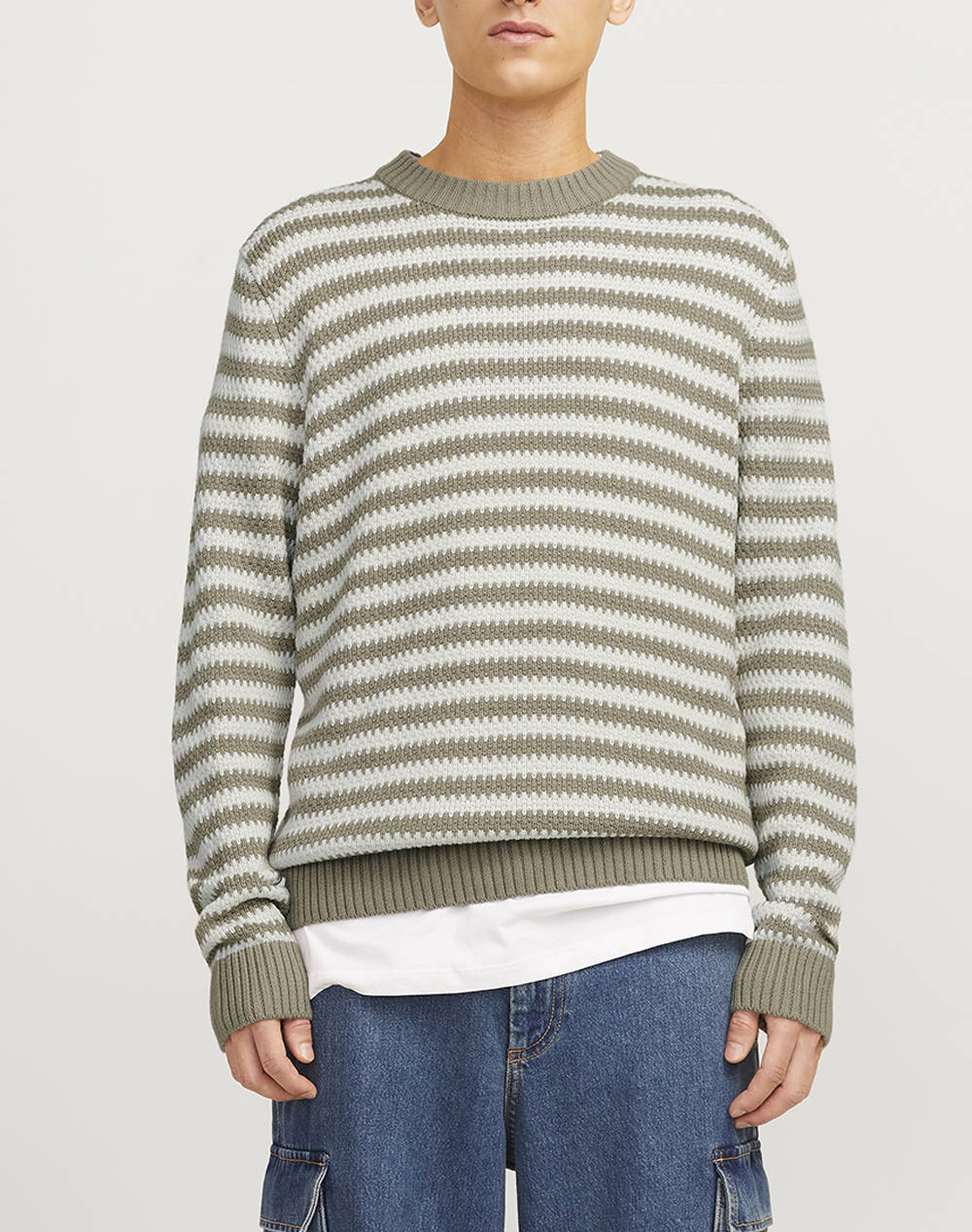 JACK&JONES JOREATON KNIT CREW NECK BF