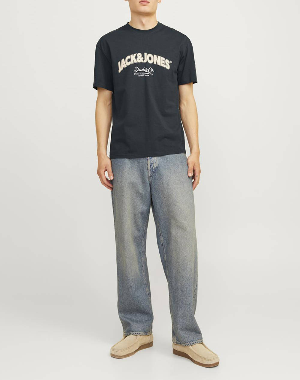 JACK&JONES JORBRONX ARCH BIG TEE SS CREW NECK LN