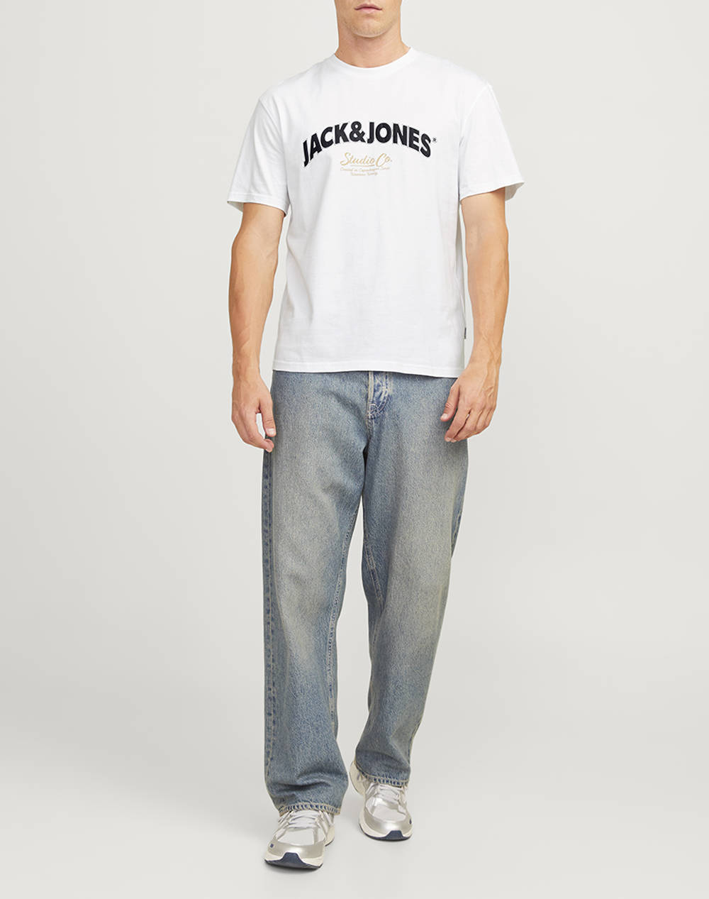 JACK&JONES JORBRONX ARCH BIG TEE SS CREW NECK LN