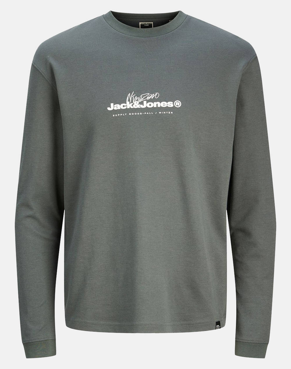 JACK&JONES JCOCHARLIE BRANDING TEE LS CREW NECK