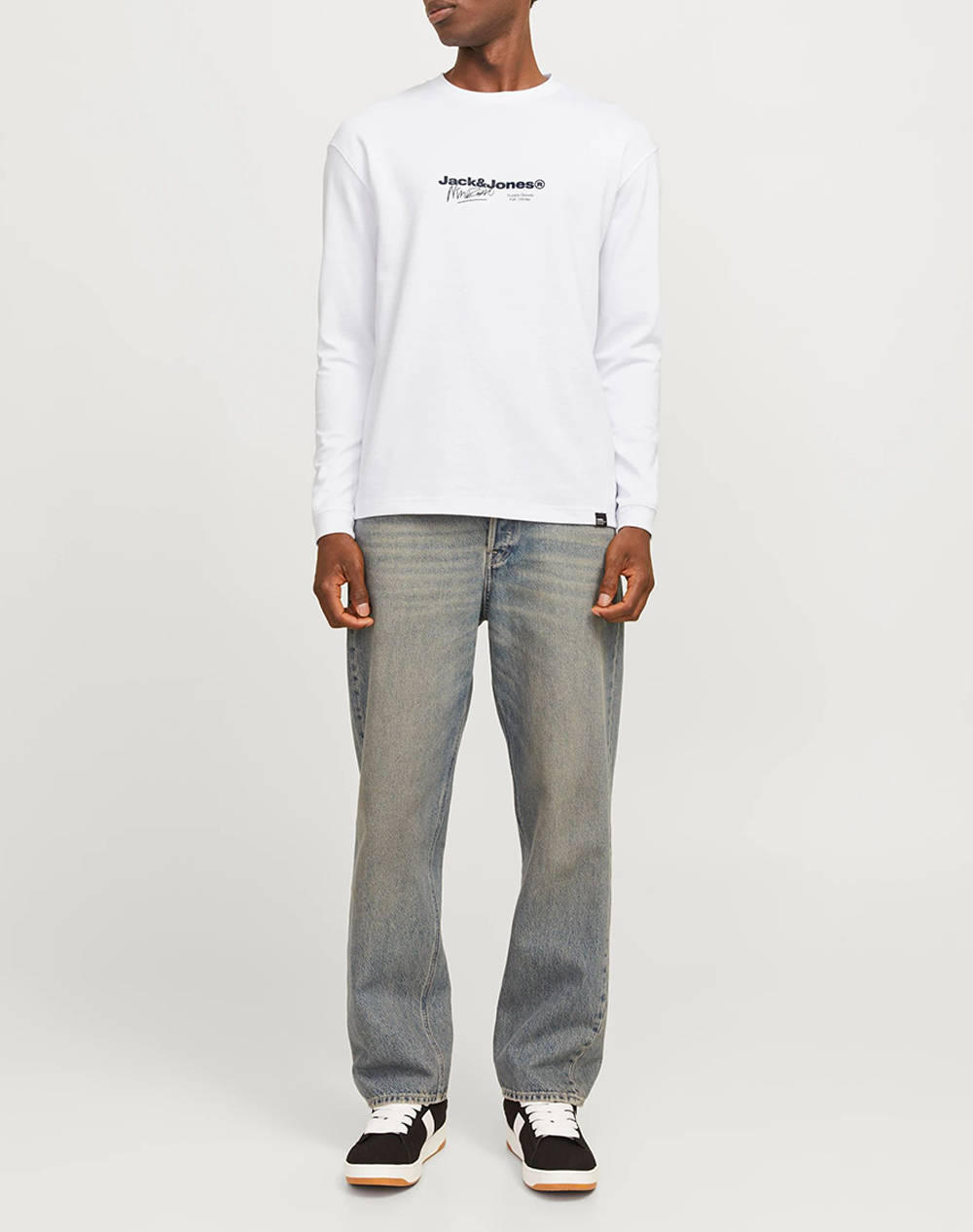 JACK&JONES JCOCHARLIE BRANDING TEE LS CREW NECK