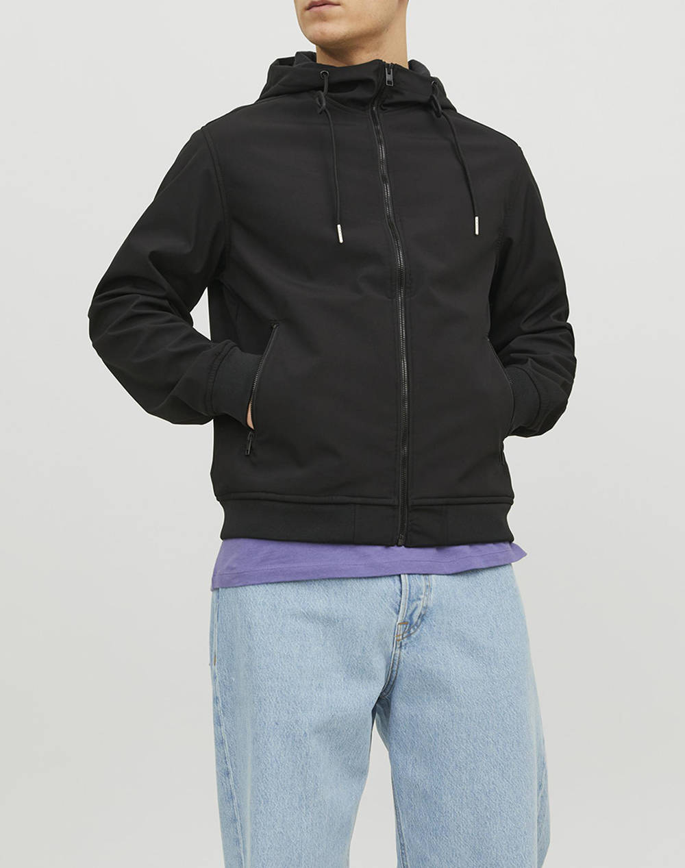 JACK&JONES JJEBASIC SOFTSHELL HOOD NOOS