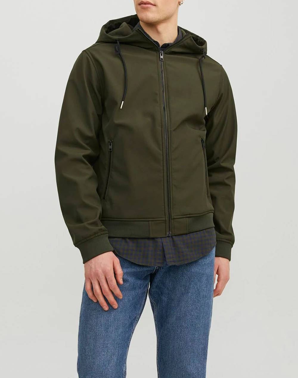 JACK&JONES JJEBASIC SOFTSHELL HOOD NOOS