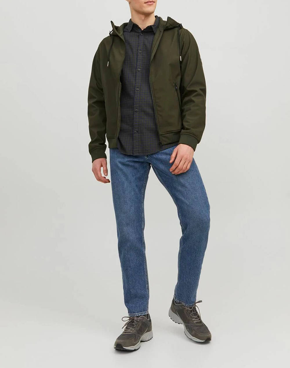 JACK&JONES JJEBASIC SOFTSHELL HOOD NOOS