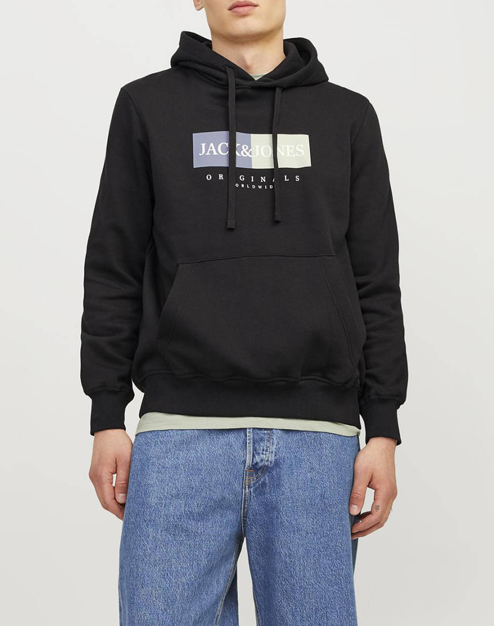 JACK&JONES JORFREDERIKSBERG BOX SWEAT HOOD SN