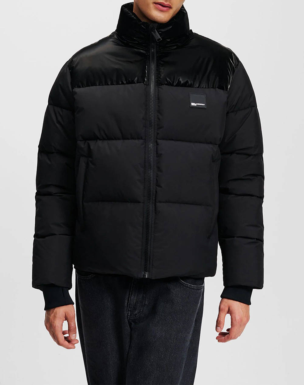 KARL LAGERFELD JEANS KLJ MIX MATERIAL PUFFER