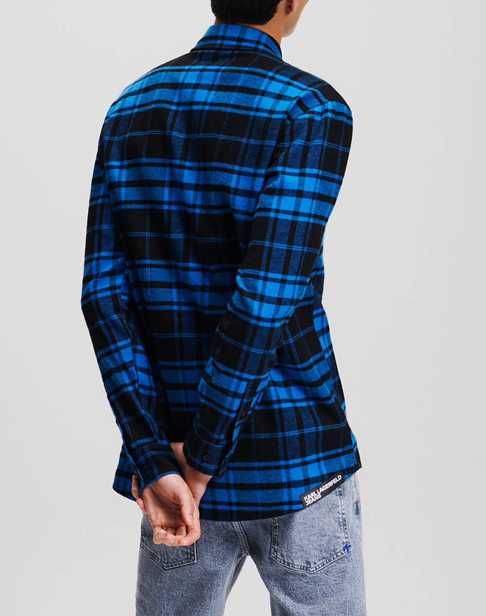 KARL LAGERFELD JEANS KLJ REGULAR CHECK SHIRT