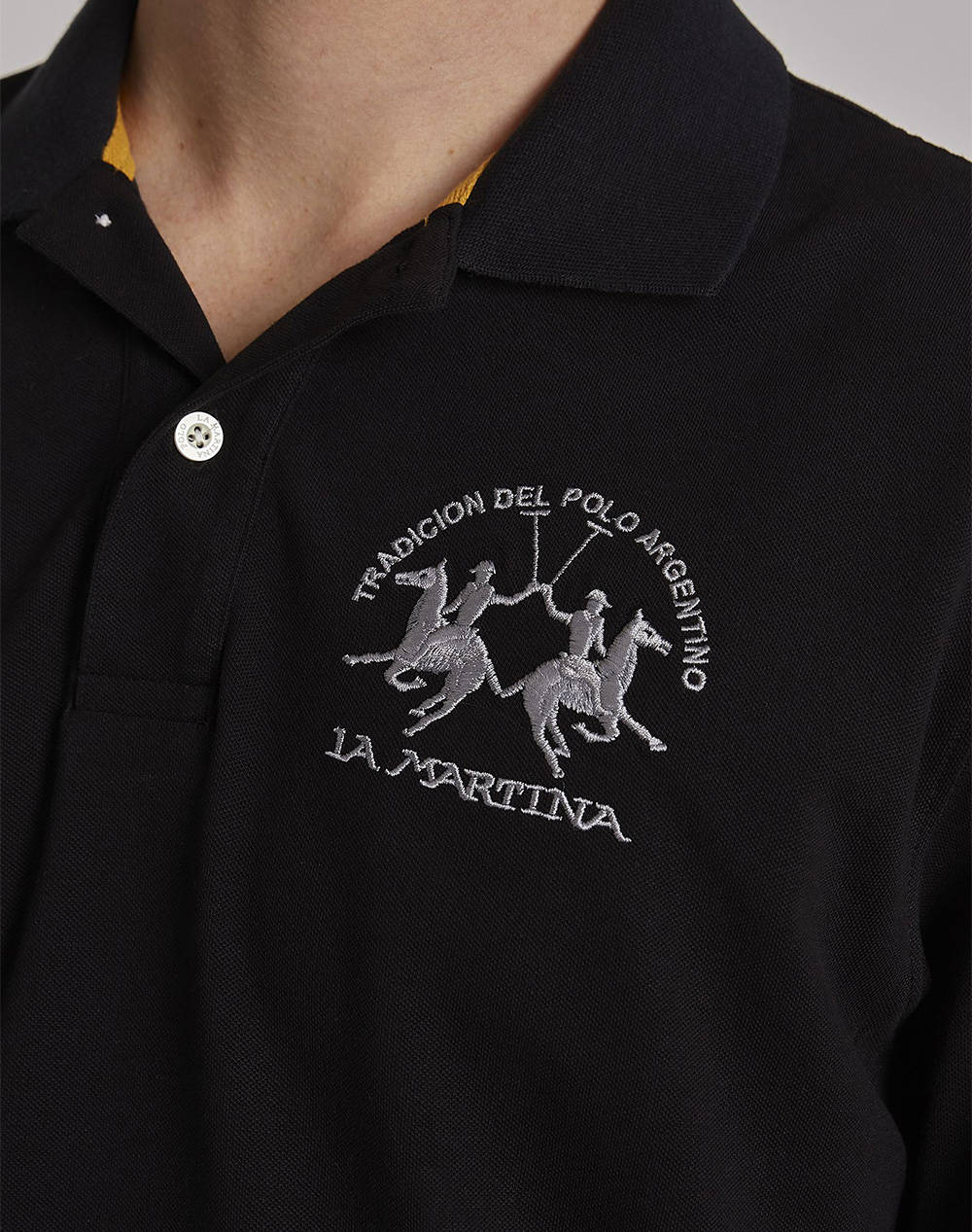 LA MARTINA БЛУЗА POLO ΜΜ MAN POLO L/S PIQUET STRETCH