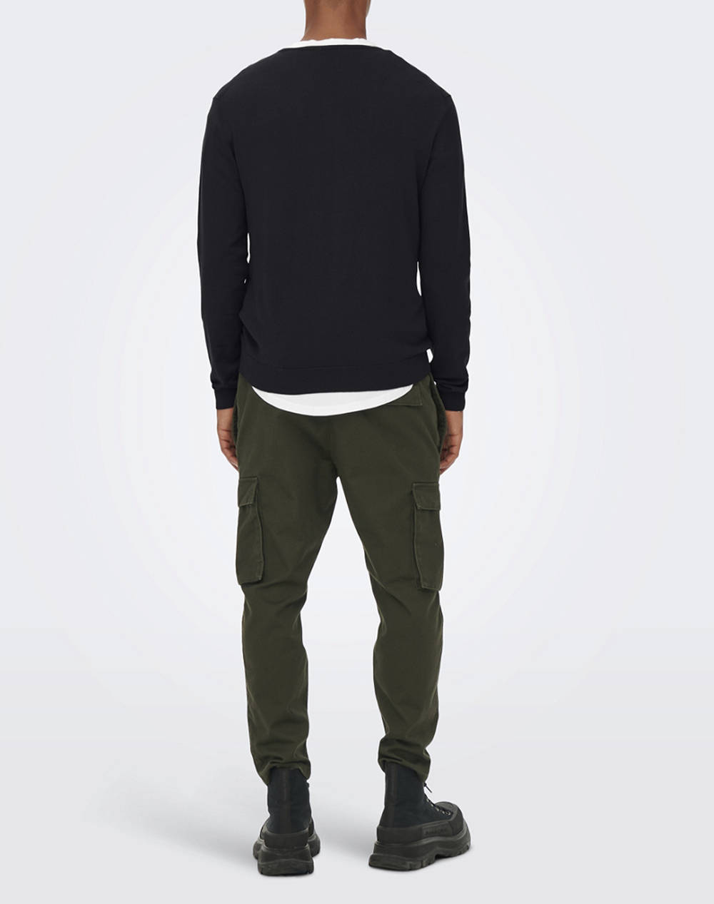 ONLY&SONS ONSWYLER LIFE REG 14 LS CREW KNIT NOOS