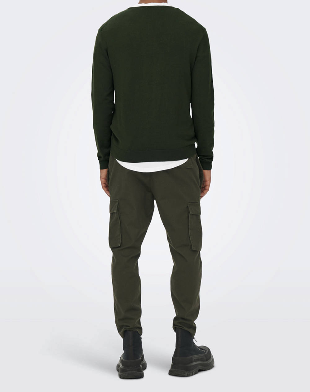 ONLY&SONS ONSWYLER LIFE REG 14 LS CREW KNIT NOOS