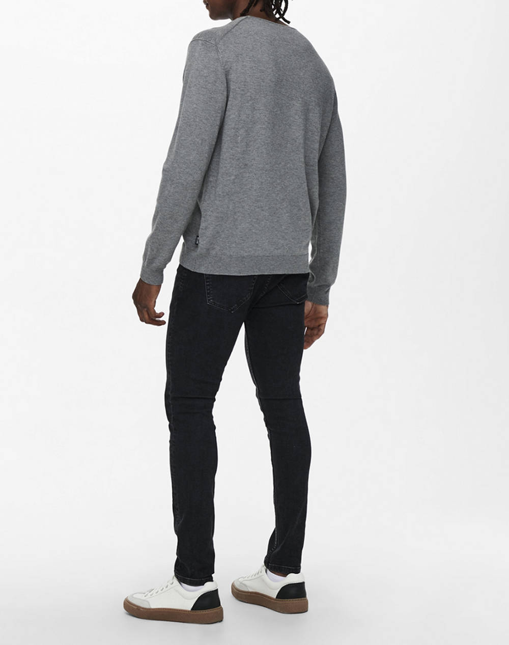 ONLY&SONS ONSWYLER LIFE REG 14 LS CREW KNIT NOOS