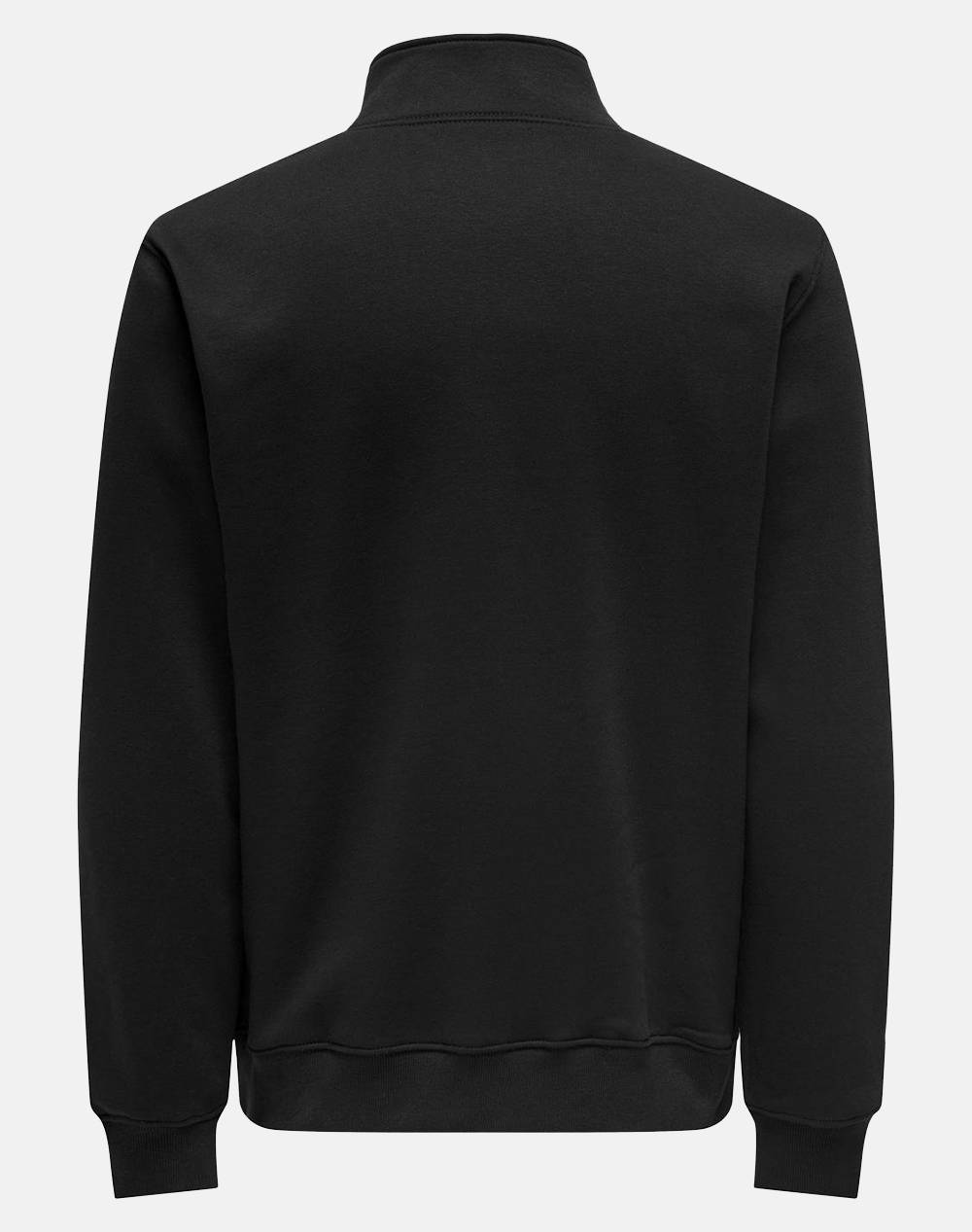 ONLY &SONS ONSCURATED REG HALF ZIP SWEAT NOOS