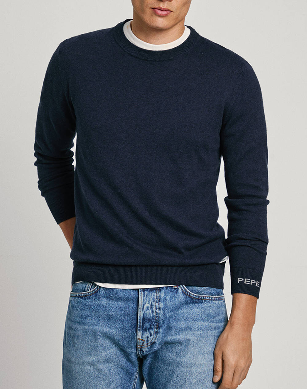 PEPE JEANS DROP 2 NEW ANDRE CREW NECK MENS KNIT