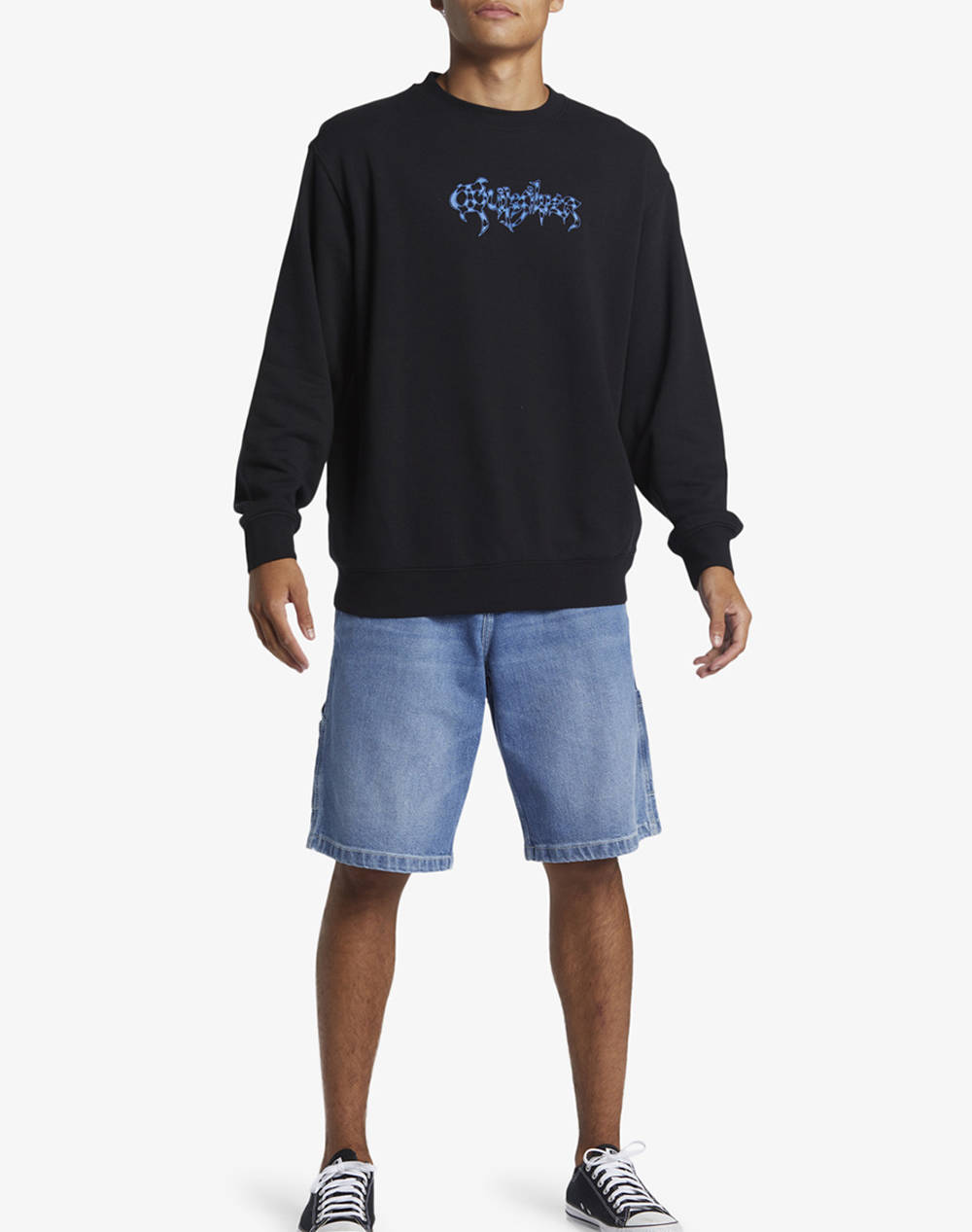 QUIKSILVER GRAPHIC CREW MENS SWEATSHIRT