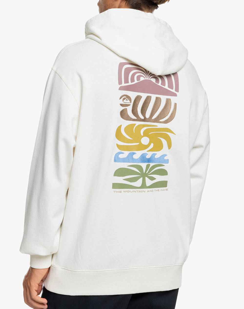 QUIKSILVER NATURAL DYE SCREEN HOODIE MENS SWEATSHIRT