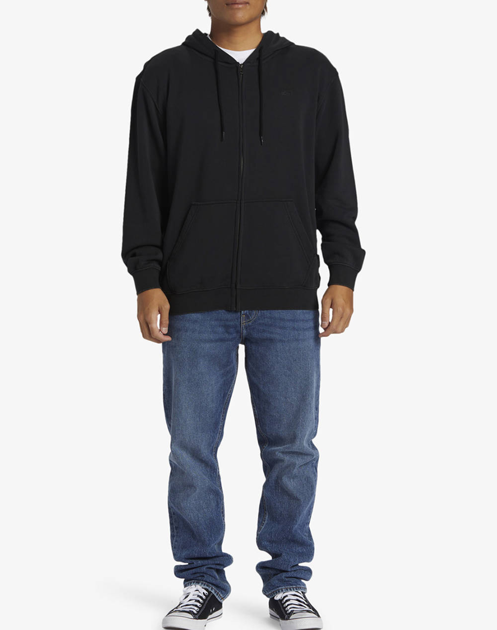 QUIKSILVER SALT WATER ZIP HOODIE MENS SWEATSHIRT