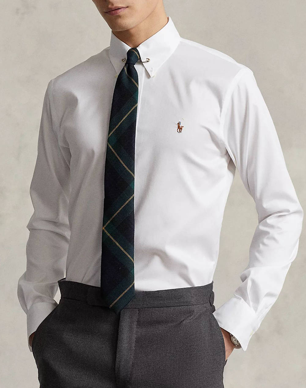 RALPH LAUREN CUHBDPPCN-LONG SLEEVE-DRESS SHIRT