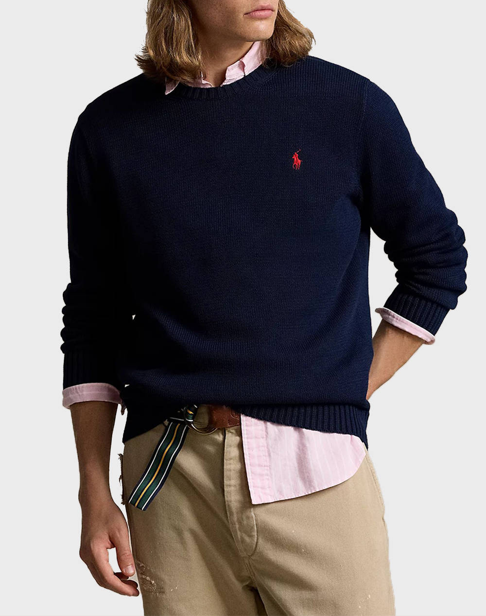 RALPH LAUREN LSCNPP7GG-LONG SLEEVE-SWEATER