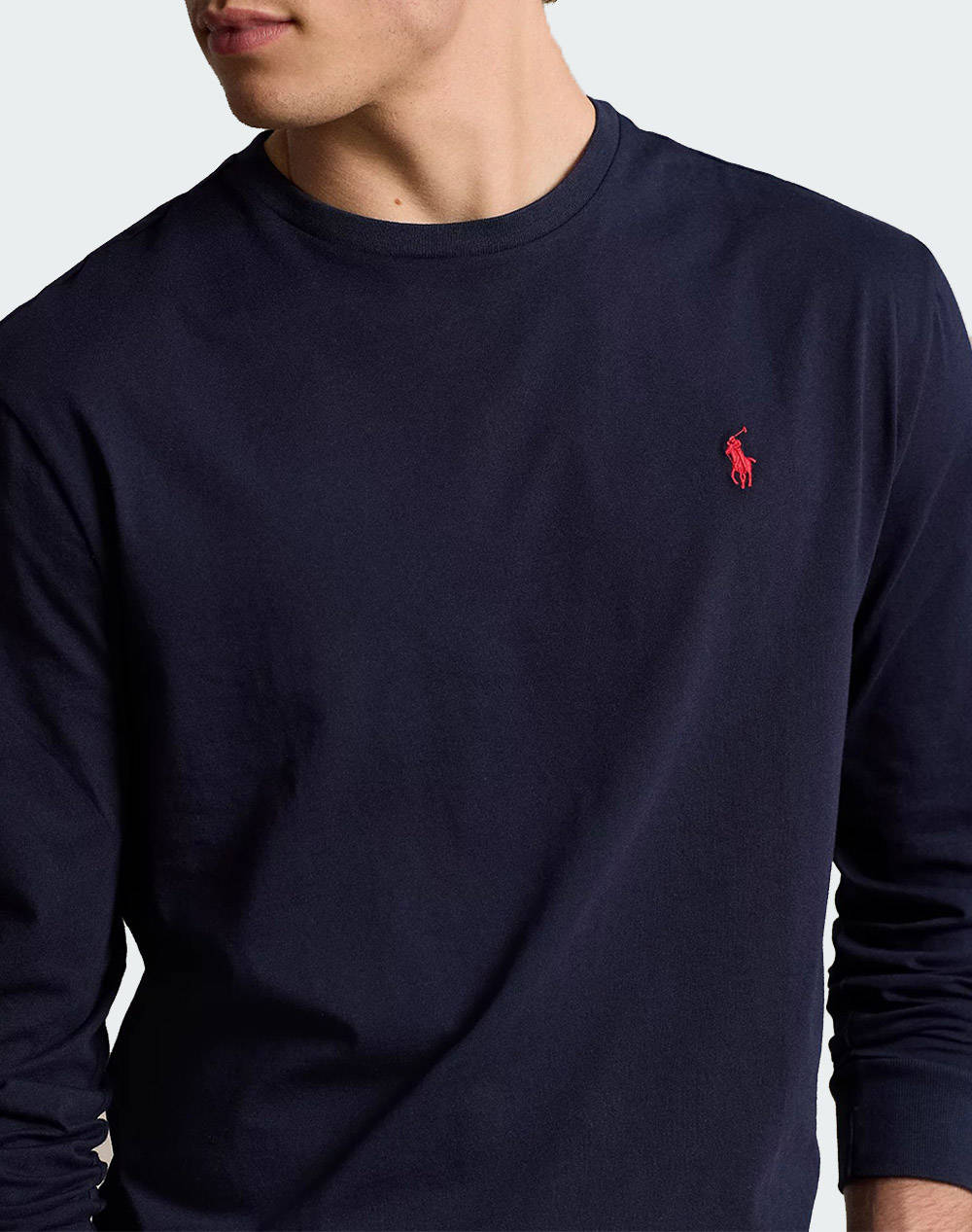 RALPH LAUREN LSCNCLSM5-LONG SLEEVE-T-SHIRT