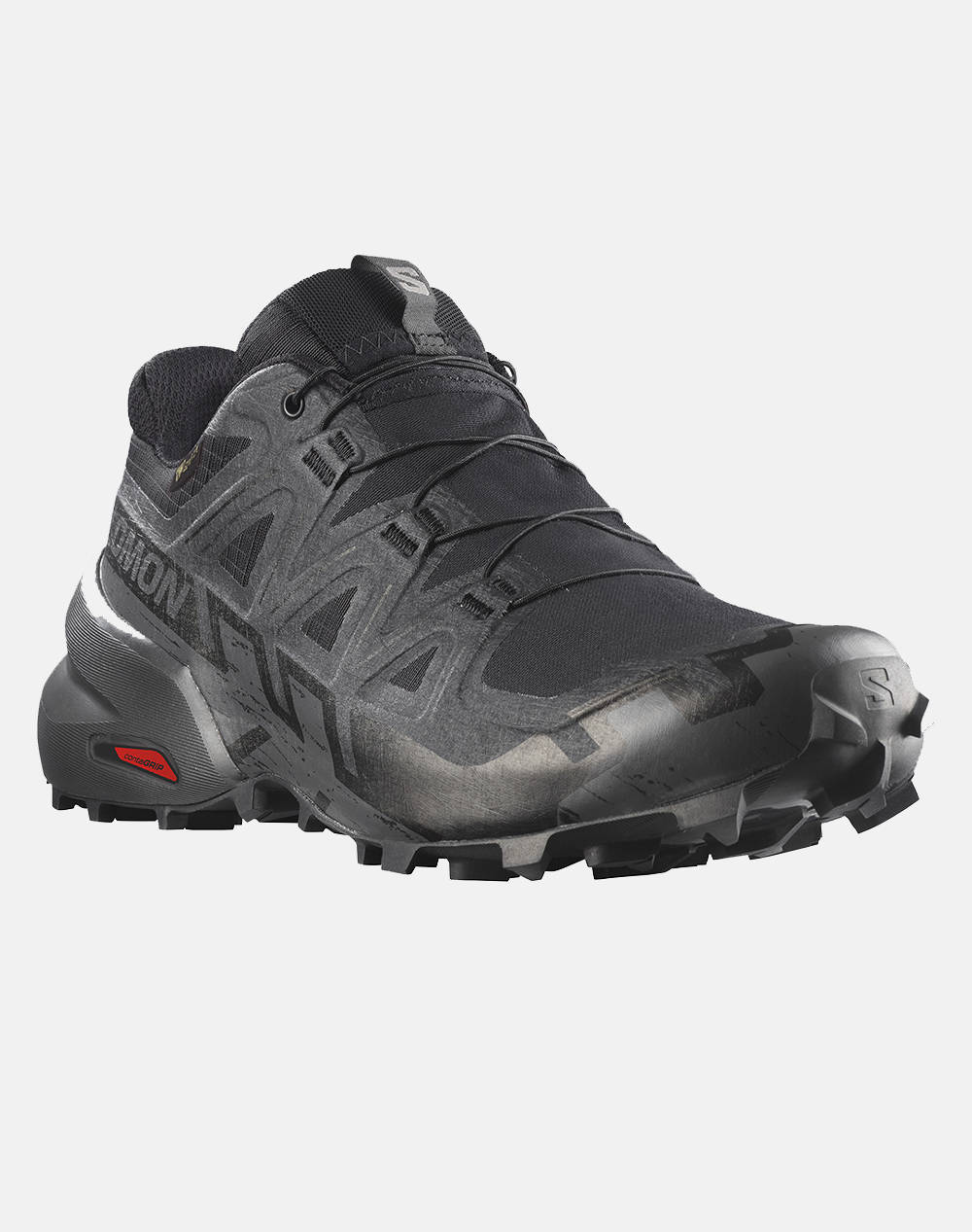 SALOMON TRAIL RUNNING - CROSS SPEEDCROSS 6 GTX BLACK / BLACK / PHANTOM SHOE