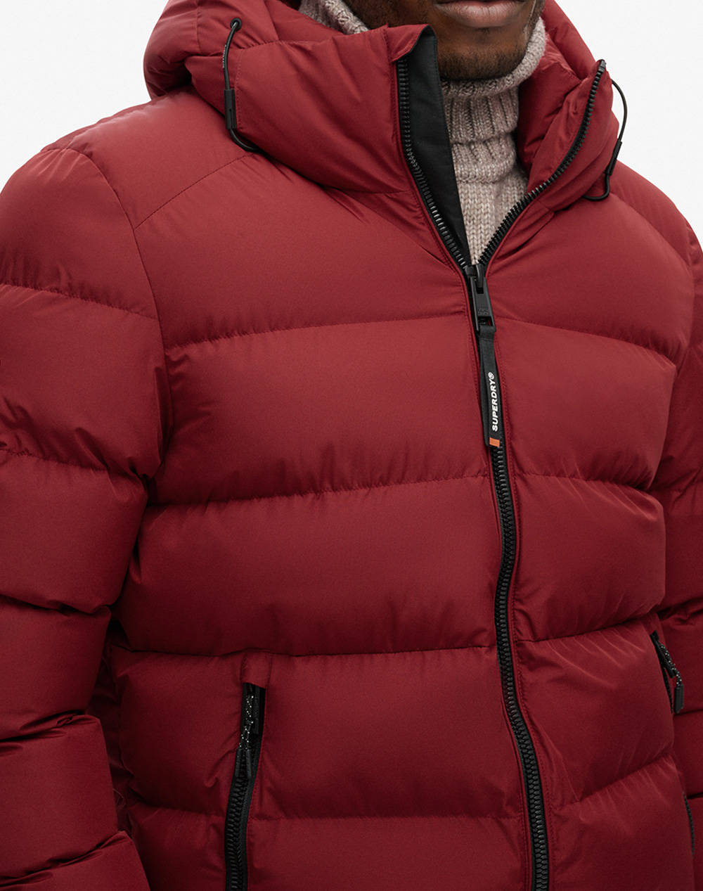 SUPERDRY D2 SDCD HOODED SPORTS PUFFER JACKET МЪЖКО ЯКЕ