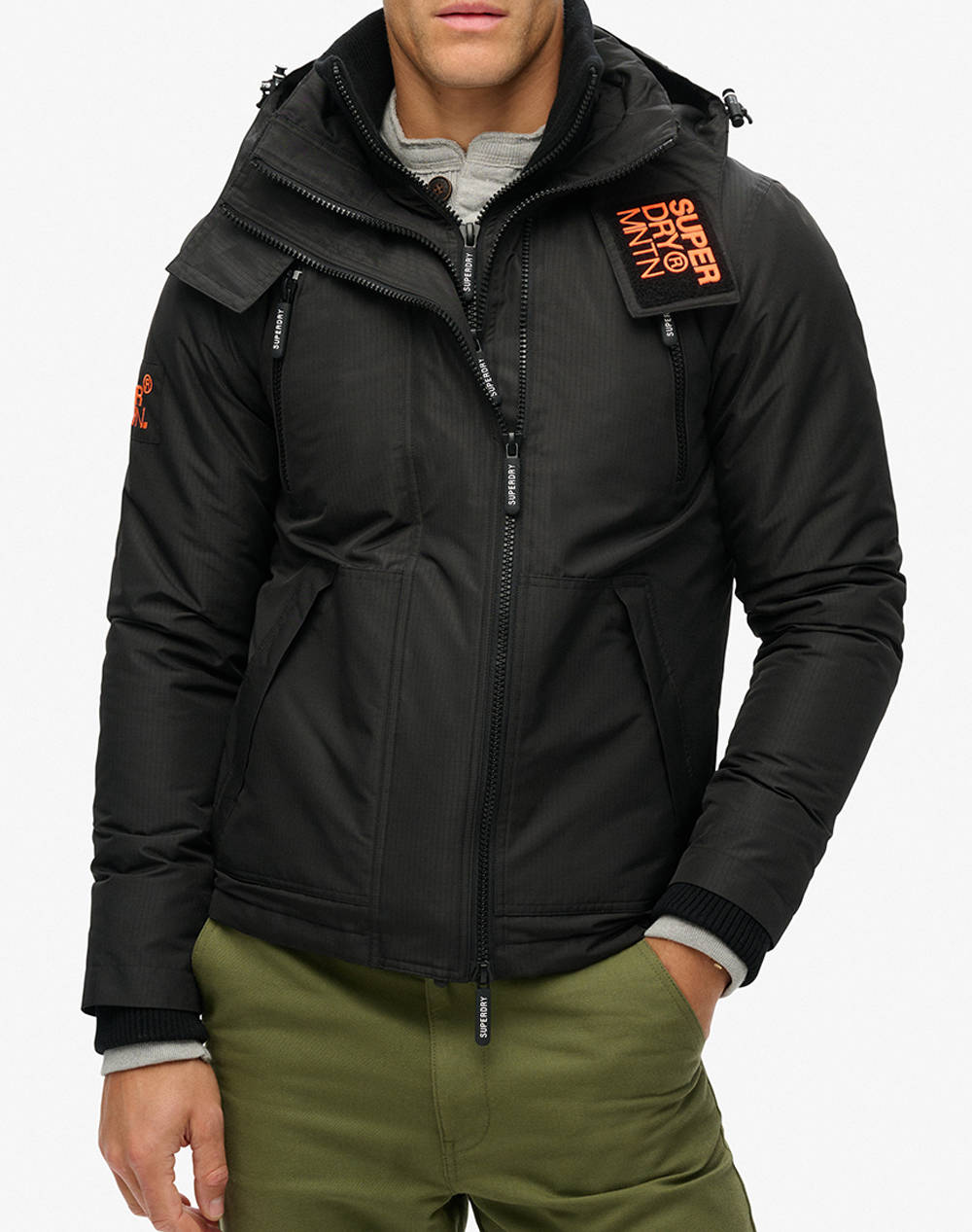 SUPERDRY D2 SDCD HOODED MTN WINDBREAKER JACKET