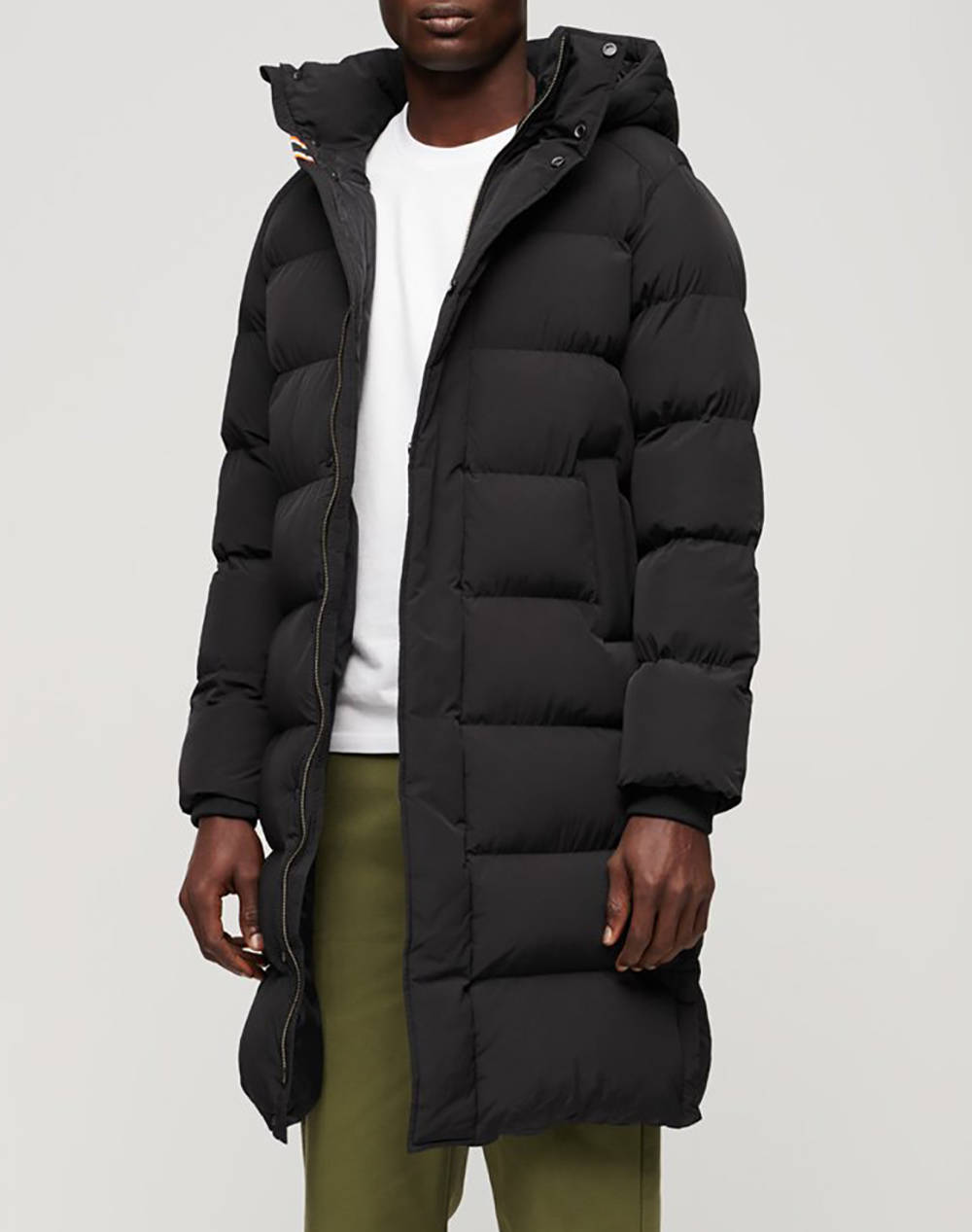 SUPERDRY D2 MRCH HOODED LONGLINE PUFFER JACKET Мъжко яке