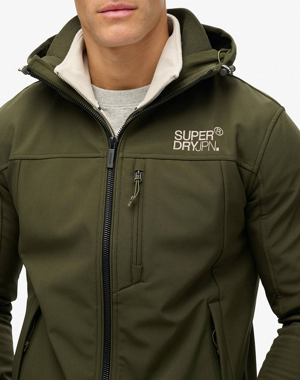 SUPERDRY D2 SDCD HOODED SOFT SHELL TREKKER JKT МЪЖКО ЯКЕ