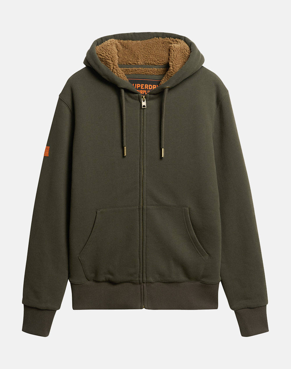 SUPERDRY D2 OVIN BORG LINED ZIPHOOD MENS SWEATSHIRTS