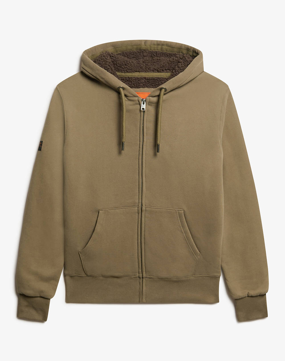 SUPERDRY D2 OVIN BORG LINED ZIPHOOD MENS SWEATSHIRTS