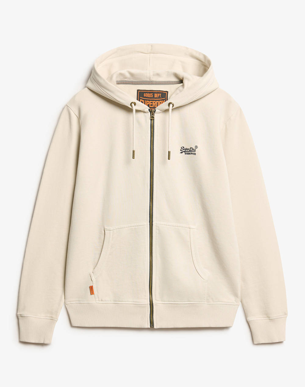 SUPERDRY D2 OVIN ESSENTIAL LOGO WASHED ZIPHOOD МЪЖКИ СУИТШЪР