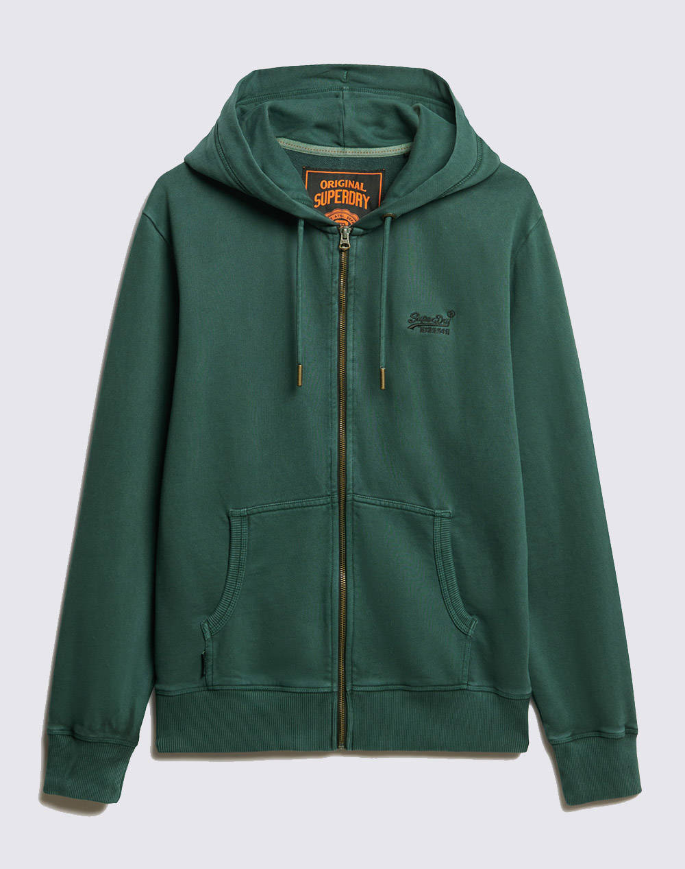 SUPERDRY D2 OVIN ESSENTIAL LOGO WASHED ZIPHOOD МЪЖКИ СУИТШЪР