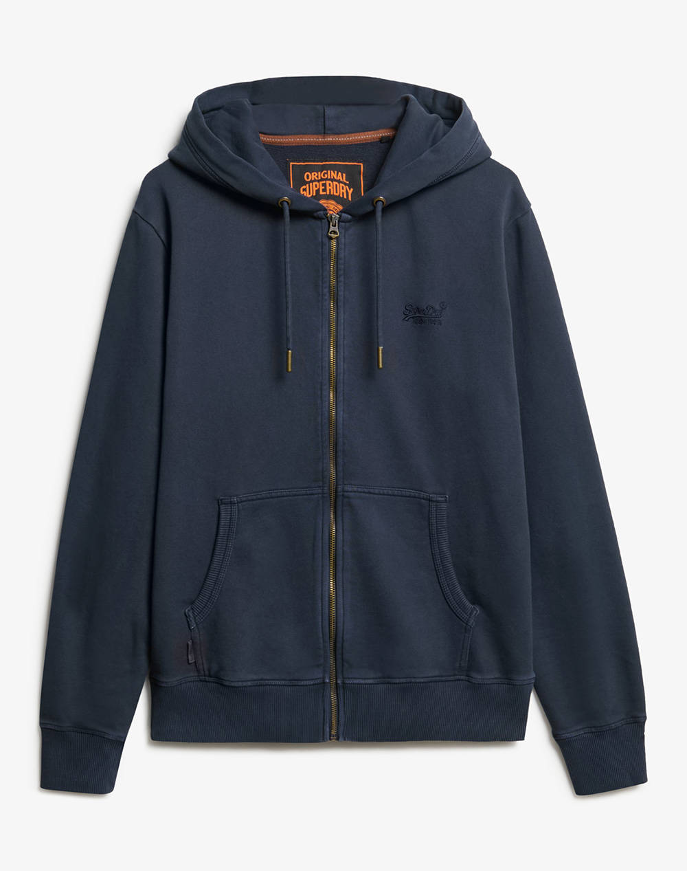 SUPERDRY D2 OVIN ESSENTIAL LOGO WASHED ZIPHOOD МЪЖКИ СУИТШЪР